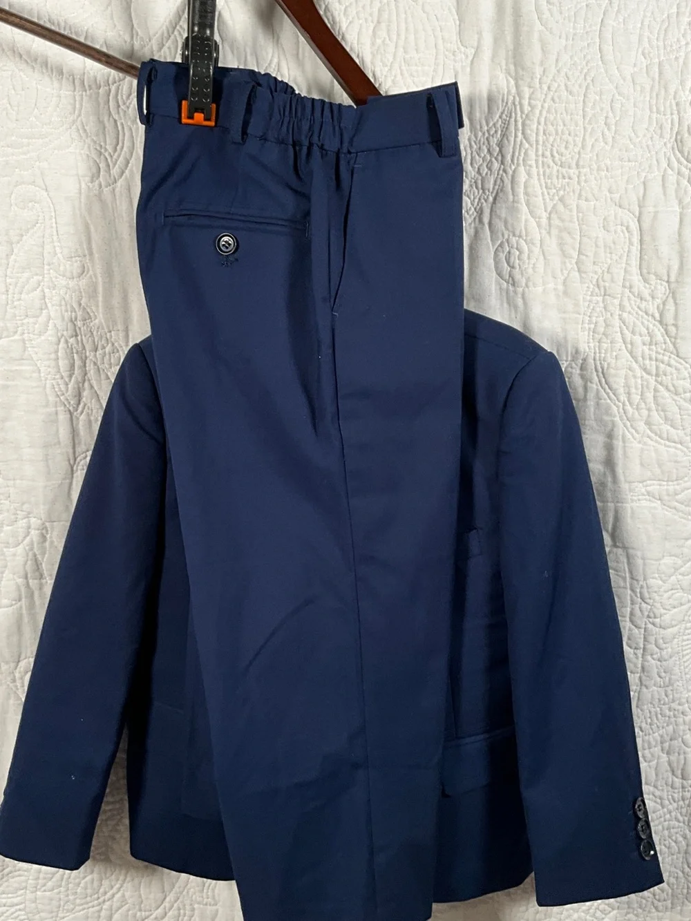 Little Boy’s Navy Two-Button Sport Coat - Tailored Blazer